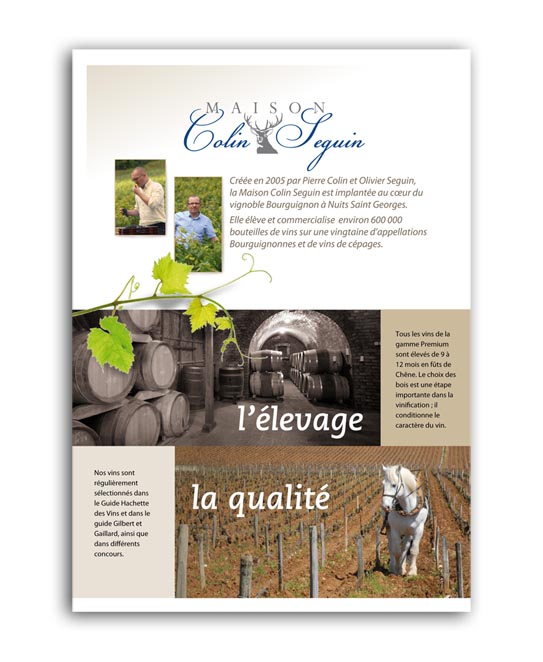 Plaquette pour Vigneron en Bourgogne