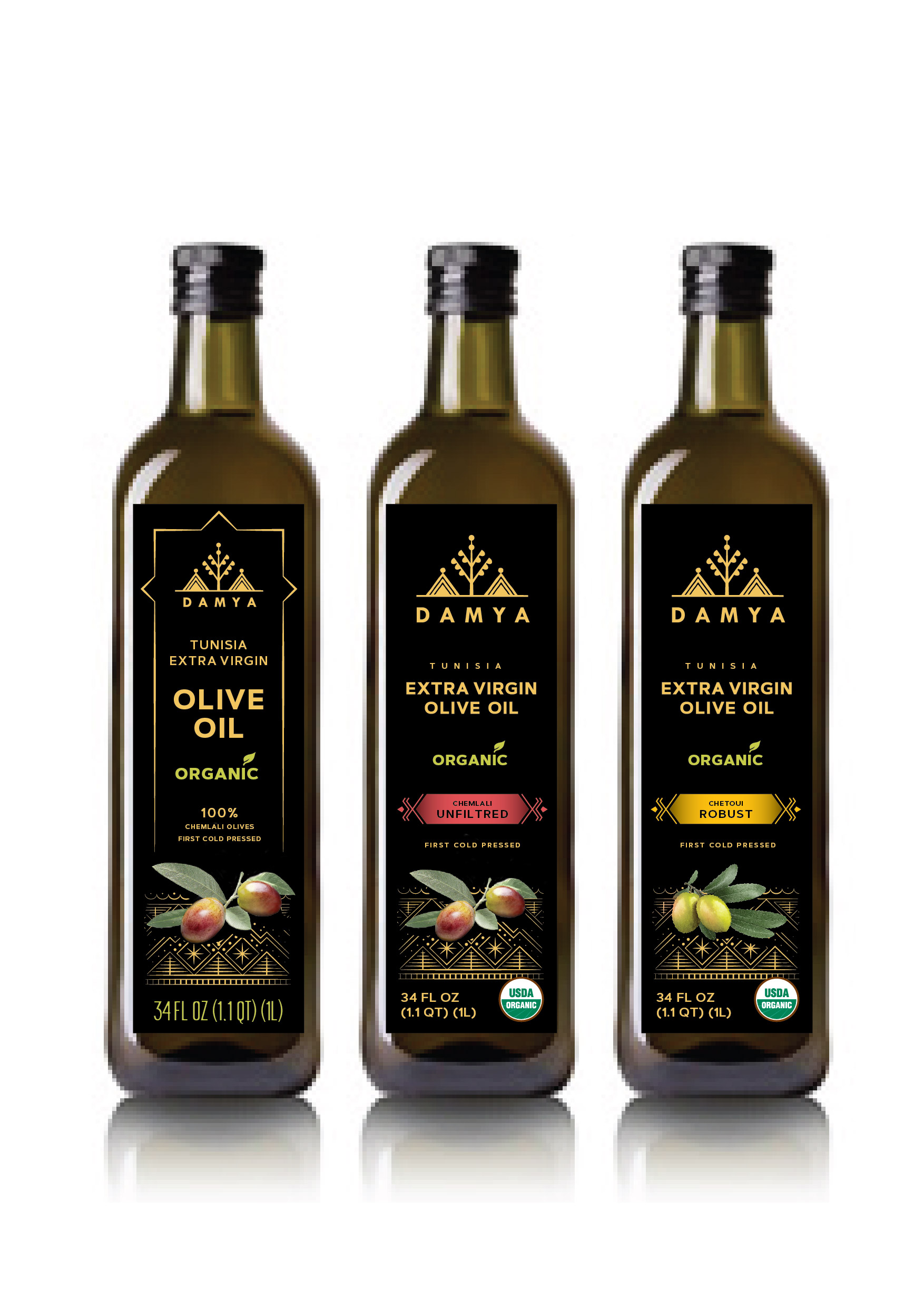 Packaging huile d’olive bio